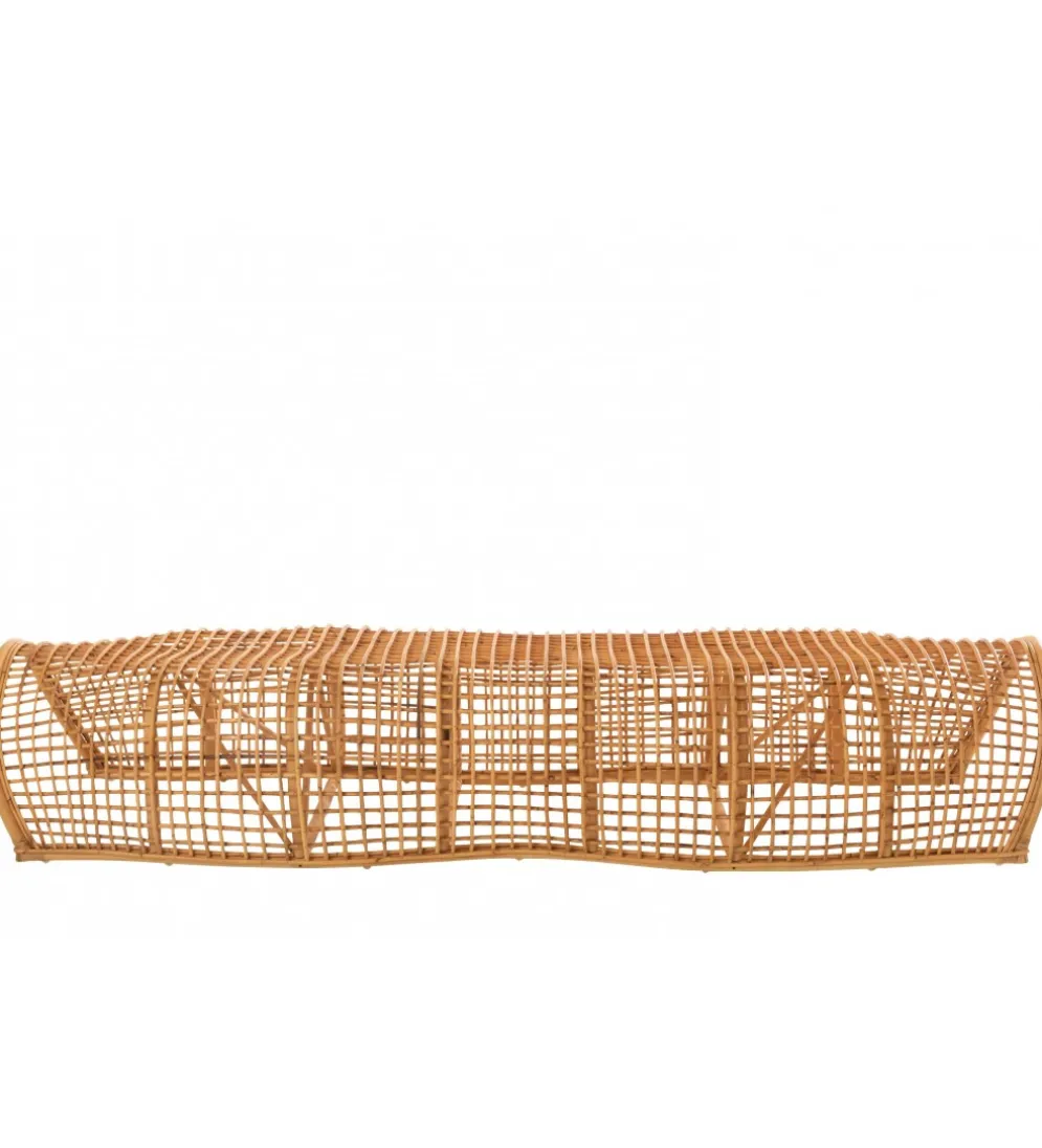 Ławka CRAWL rattanowa 200 cm naturalny