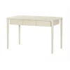 Biurko ARES 120 cm drewno mango biel