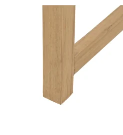 Biurko MEGANY 130 cm drewno mindi