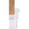 Biurko MISO 144 cm drewno dębu artisan białe