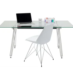 Biurko OFFICIA 160 x 80 cm szklane
