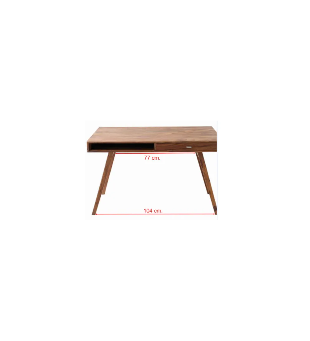 Biurko Retro 120 cm drewno Sheesham