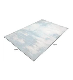 Dywan MARBLE 160 x 240 cm czarno złoty