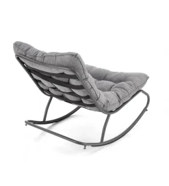 Fotel bujany GATTO szary