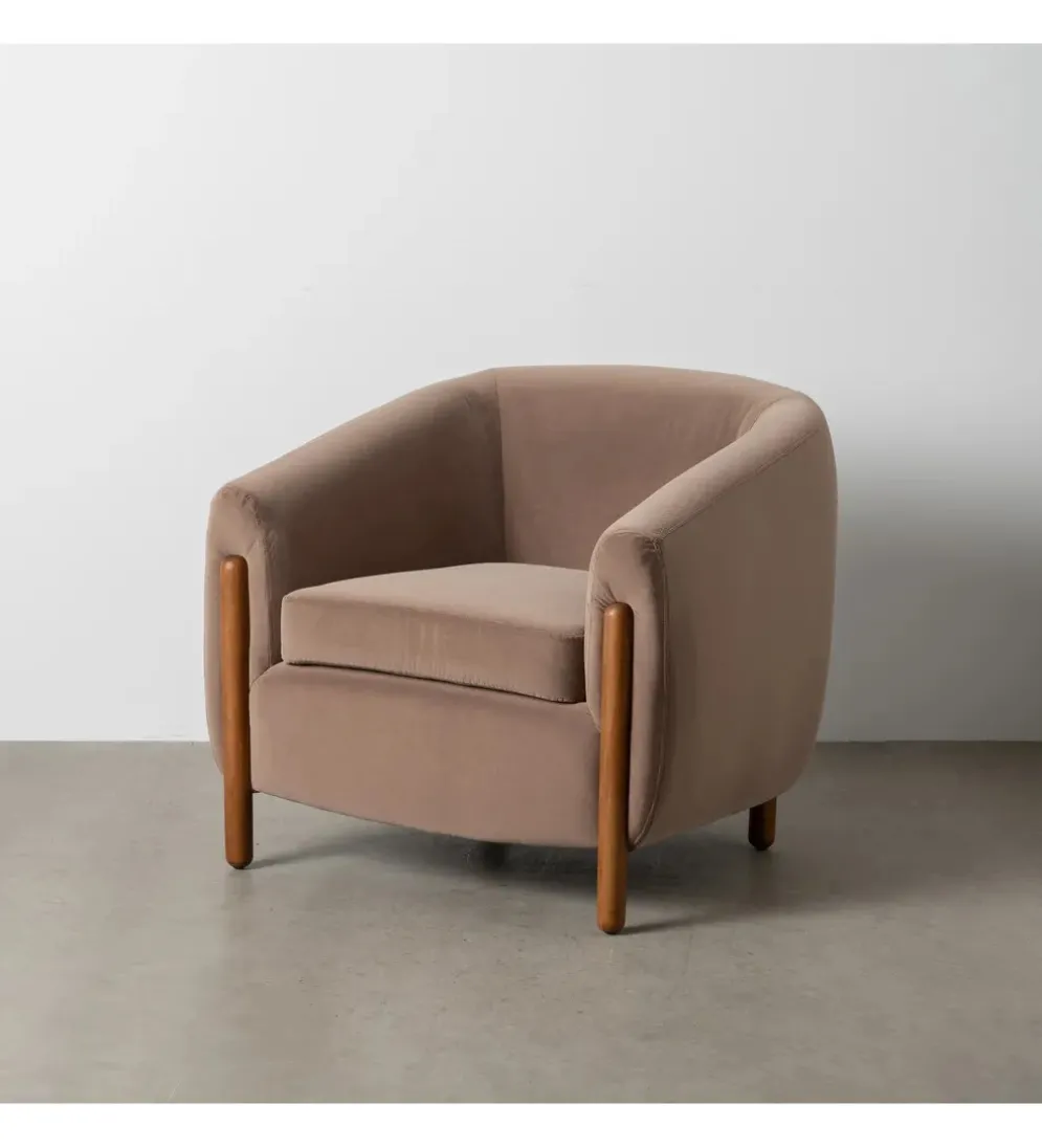 Fotel HERMANEZ 81 cm taupe