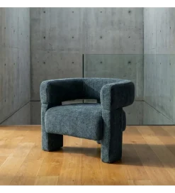 Fotel PERYTONY 69 cm niebieskie