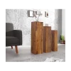 Kolumny FINICE Makassar SET 3 drewno sheesham