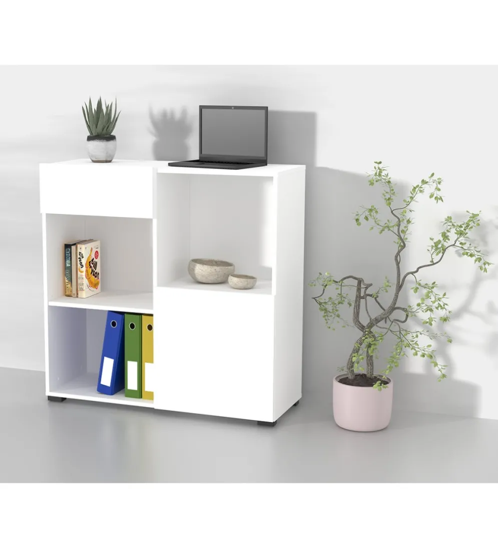 Komoda AGAPI 90 cm biała
