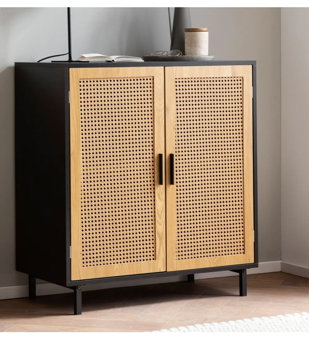Komoda Ambert 80 cm czarna