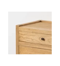 Komoda ATARNO 65 cm drewno mindi naturalna