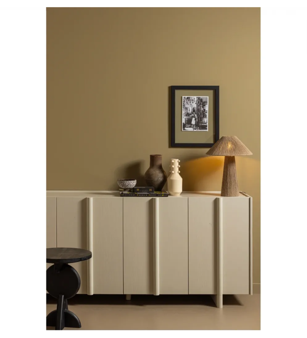 Komoda BASU 200 cm drewno sosny dust