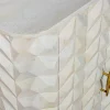 Komoda BRYDA 90 cm drewno mango biała