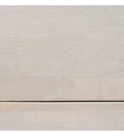 Komoda COSTARIC 83 cm drewno mango bielona
