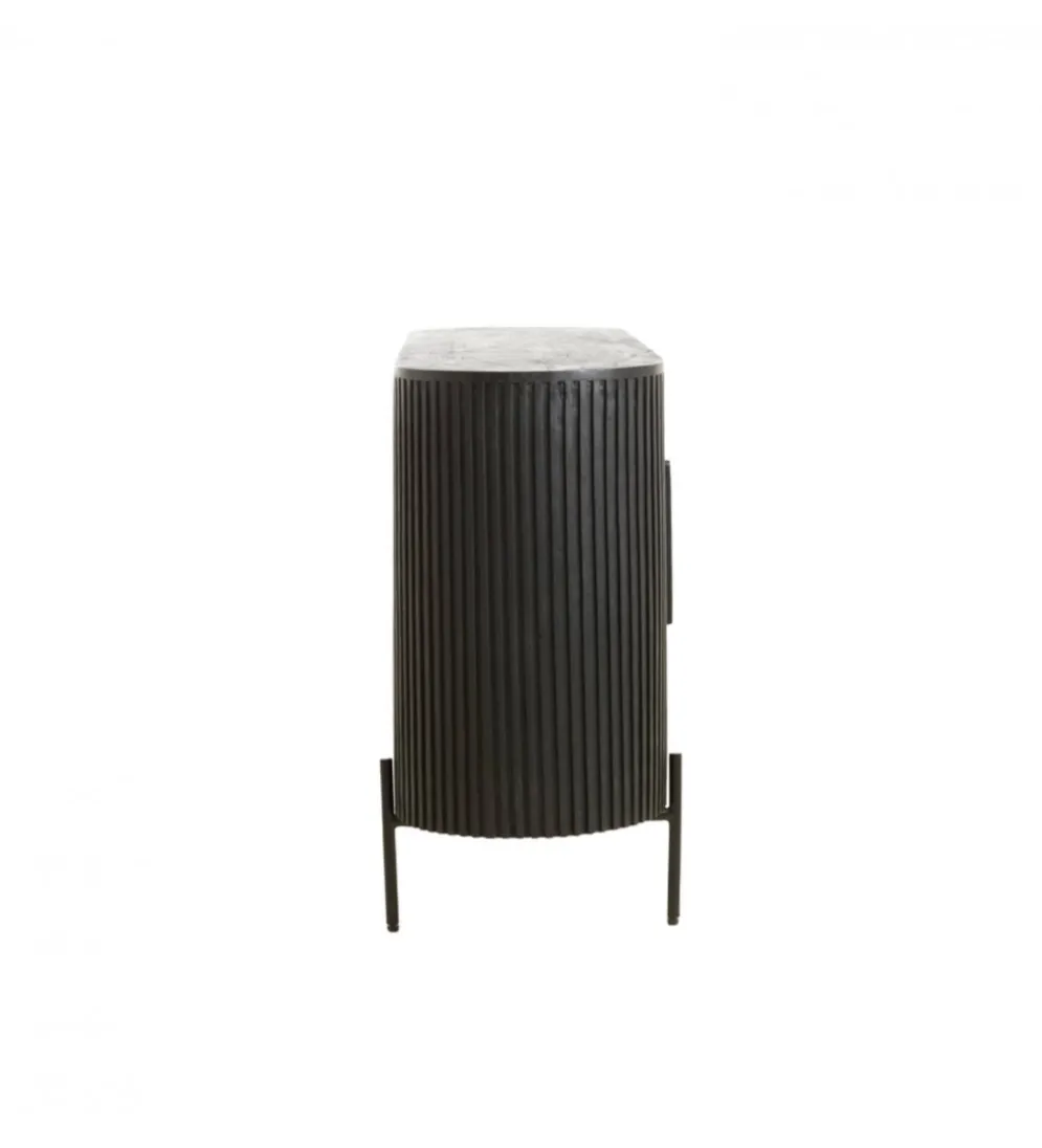 Komoda DUMOSI 140 cm czarna