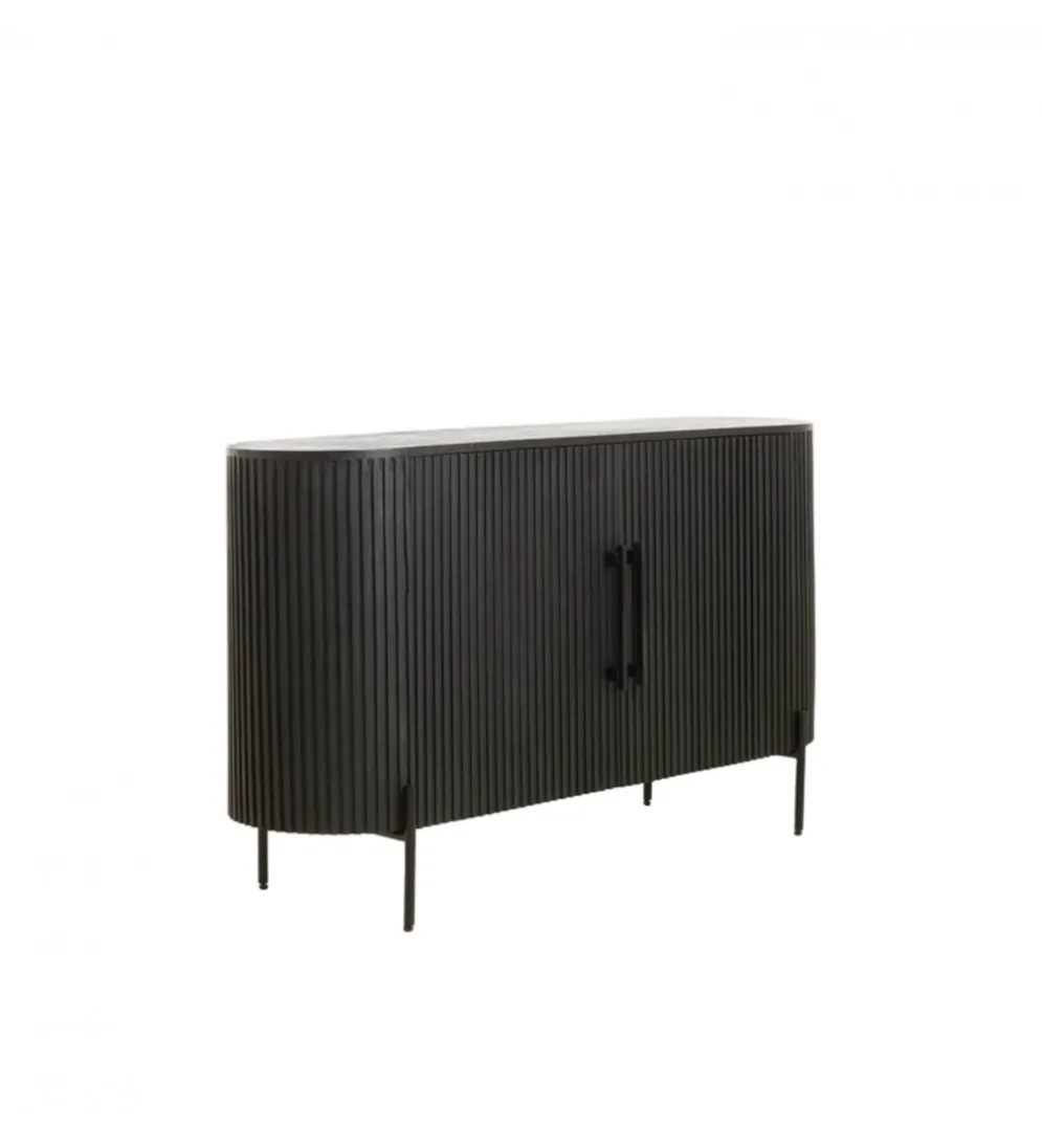Komoda DUMOSI 140 cm czarna