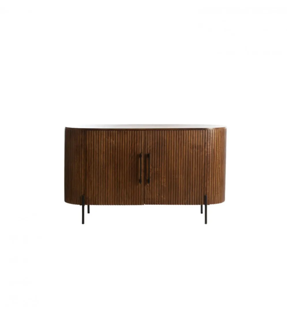 Komoda DUMOSI 140 cm naturalna brązowa