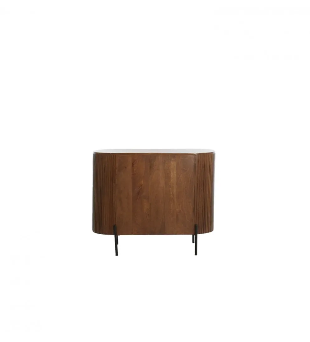Komoda DUMOSI 100 cm naturalna brązowa