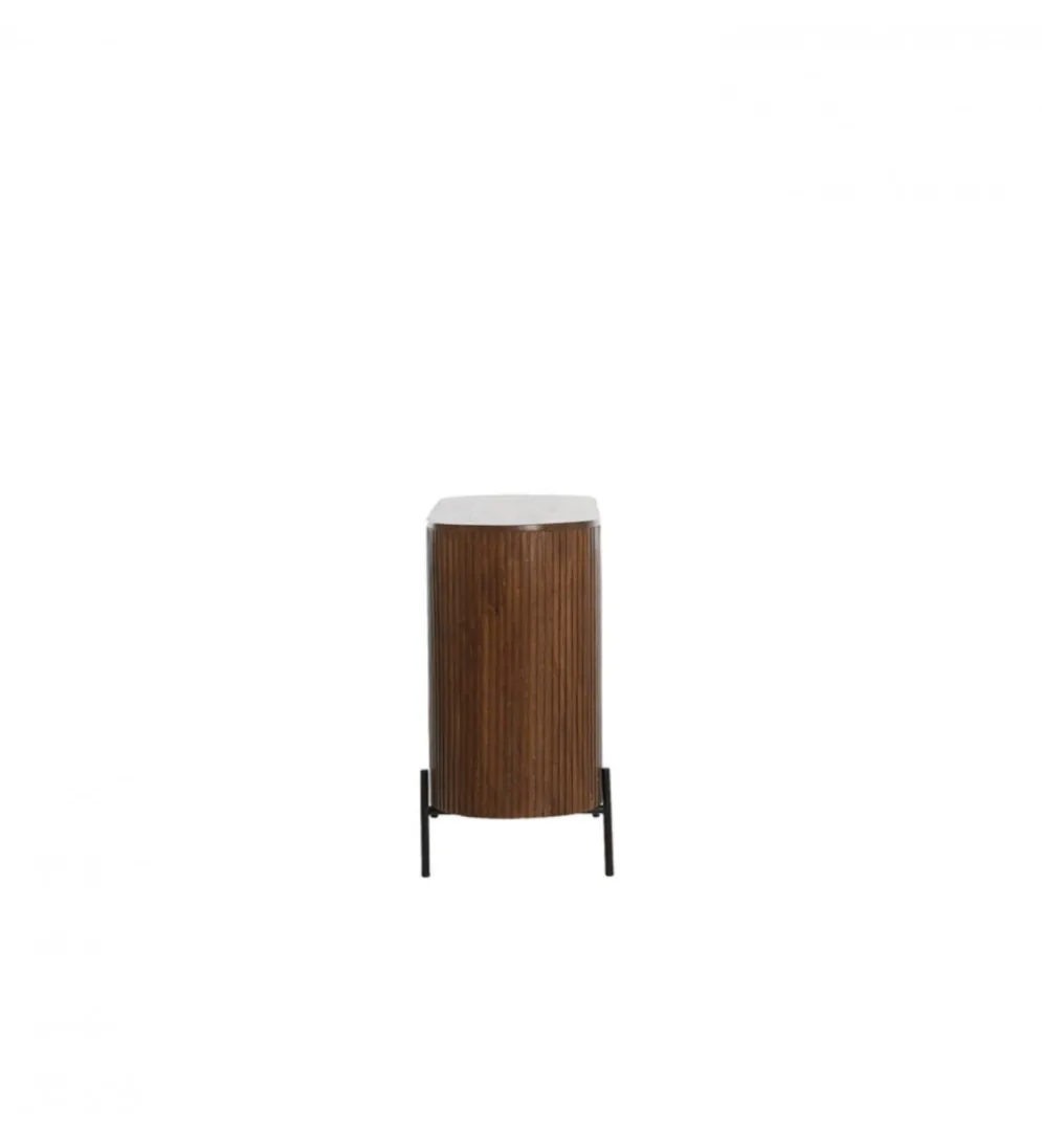 Komoda DUMOSI 100 cm naturalna brązowa