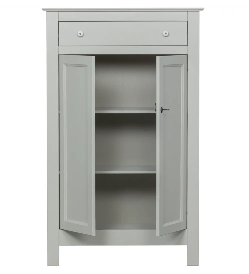 Komoda EVA 150 cm drewno sosna mist