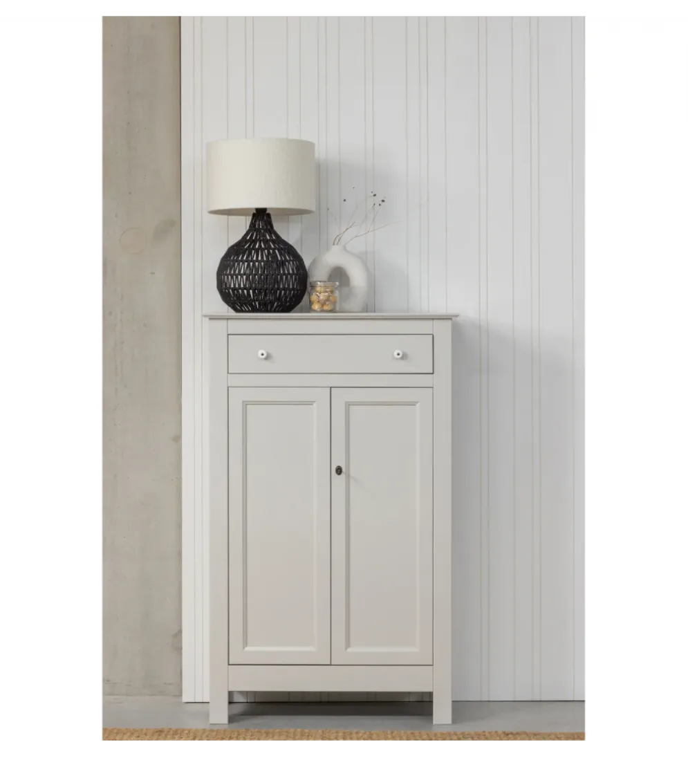 Komoda EVA 150 cm drewno sosna mist
