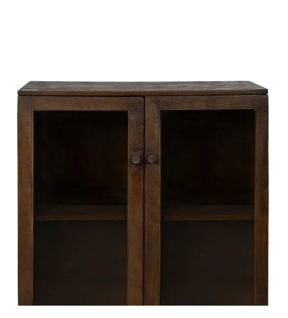 Komoda KOST 80 cm drewno mango brązowy