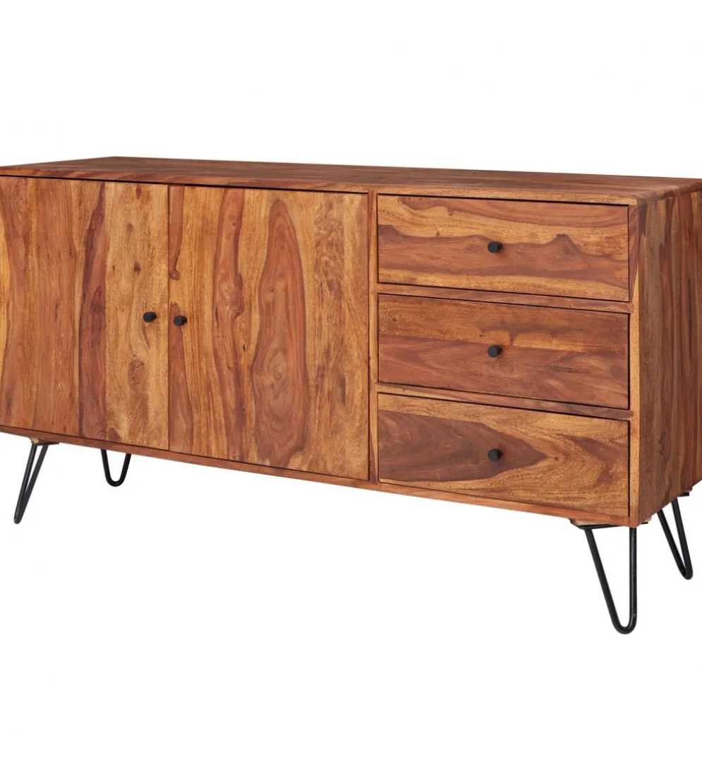 Komoda LORENZO 140 cm drewno sheesham