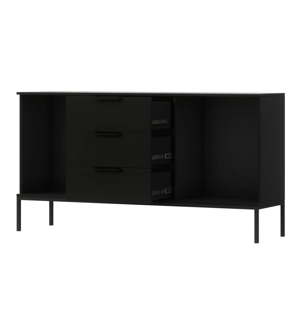 Komoda MEORATI 150 cm w optyce dąb artisan