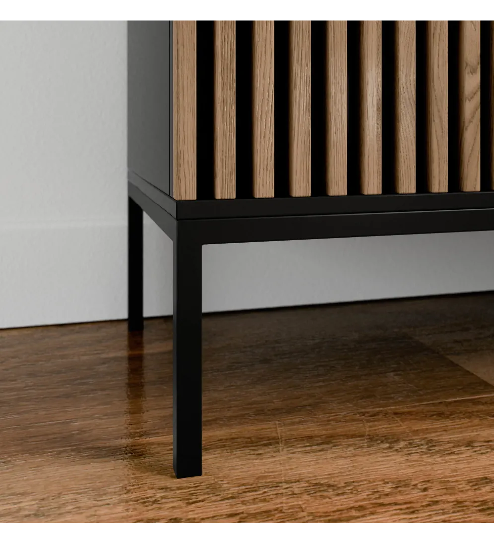 Komoda MEORATI 150 cm w optyce dąb artisan