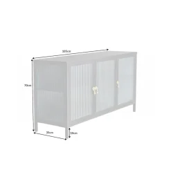 Komoda OLIMPIA 105 cm czarna