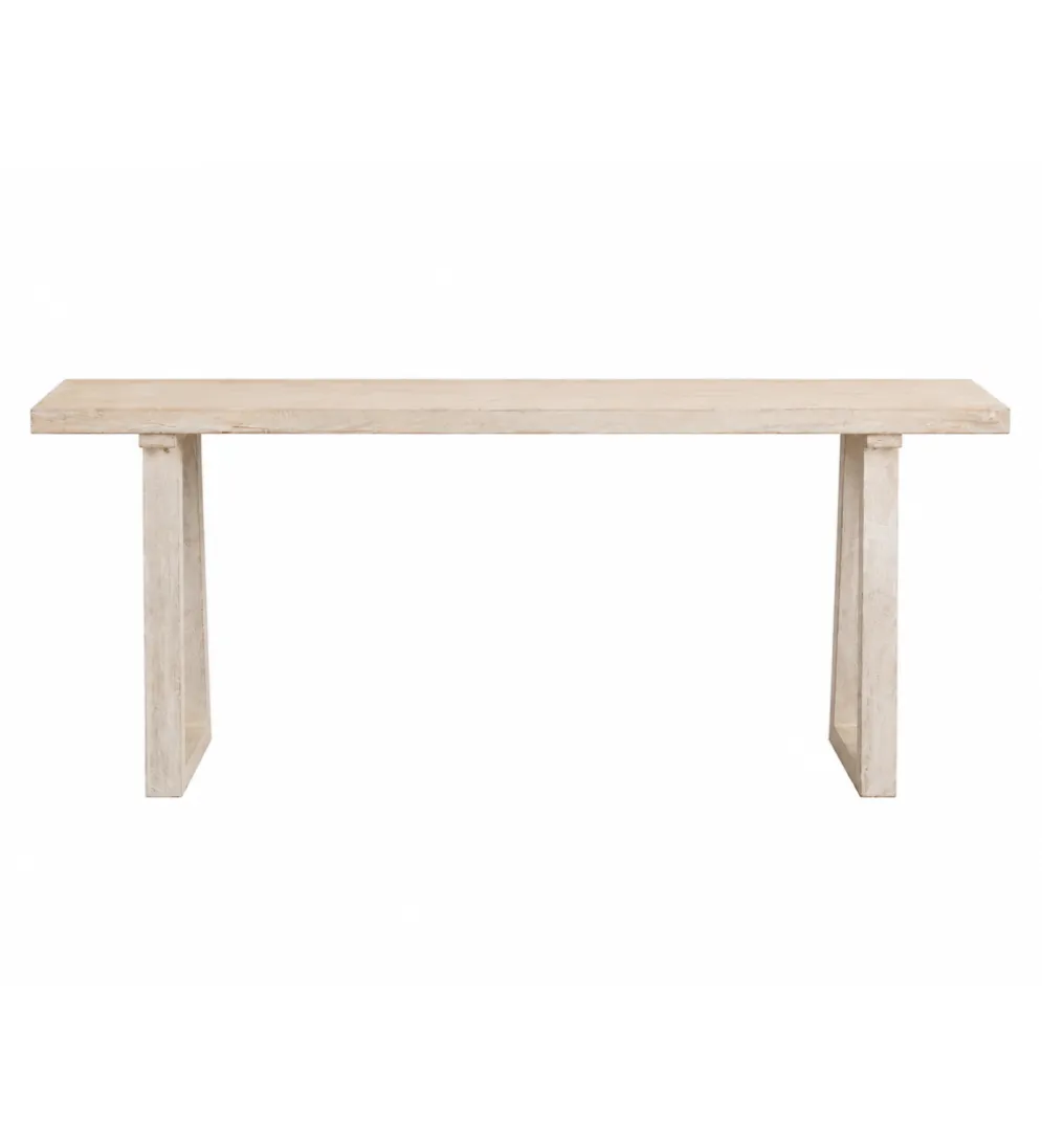 Komoda SARMUTO 210 cm drewno saur bielona