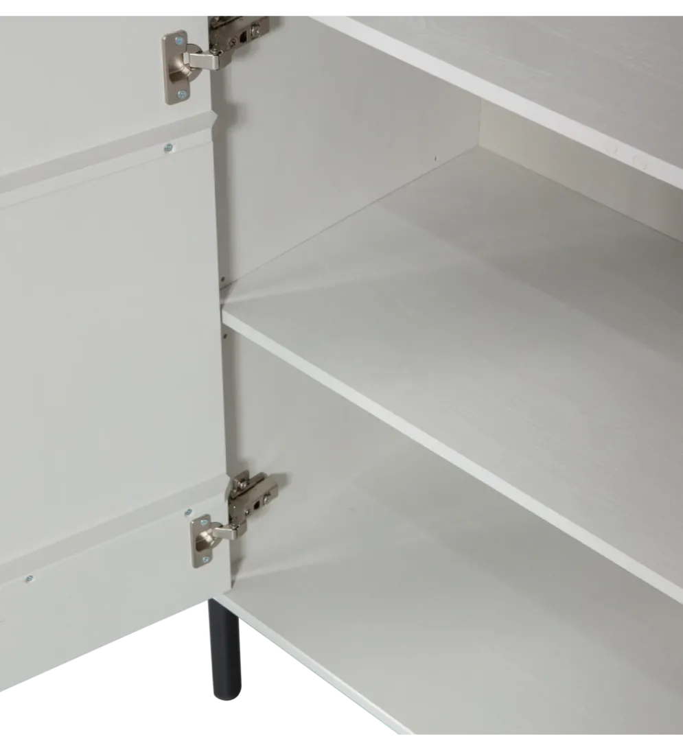 Komoda XINA 149 cm zimna szarość