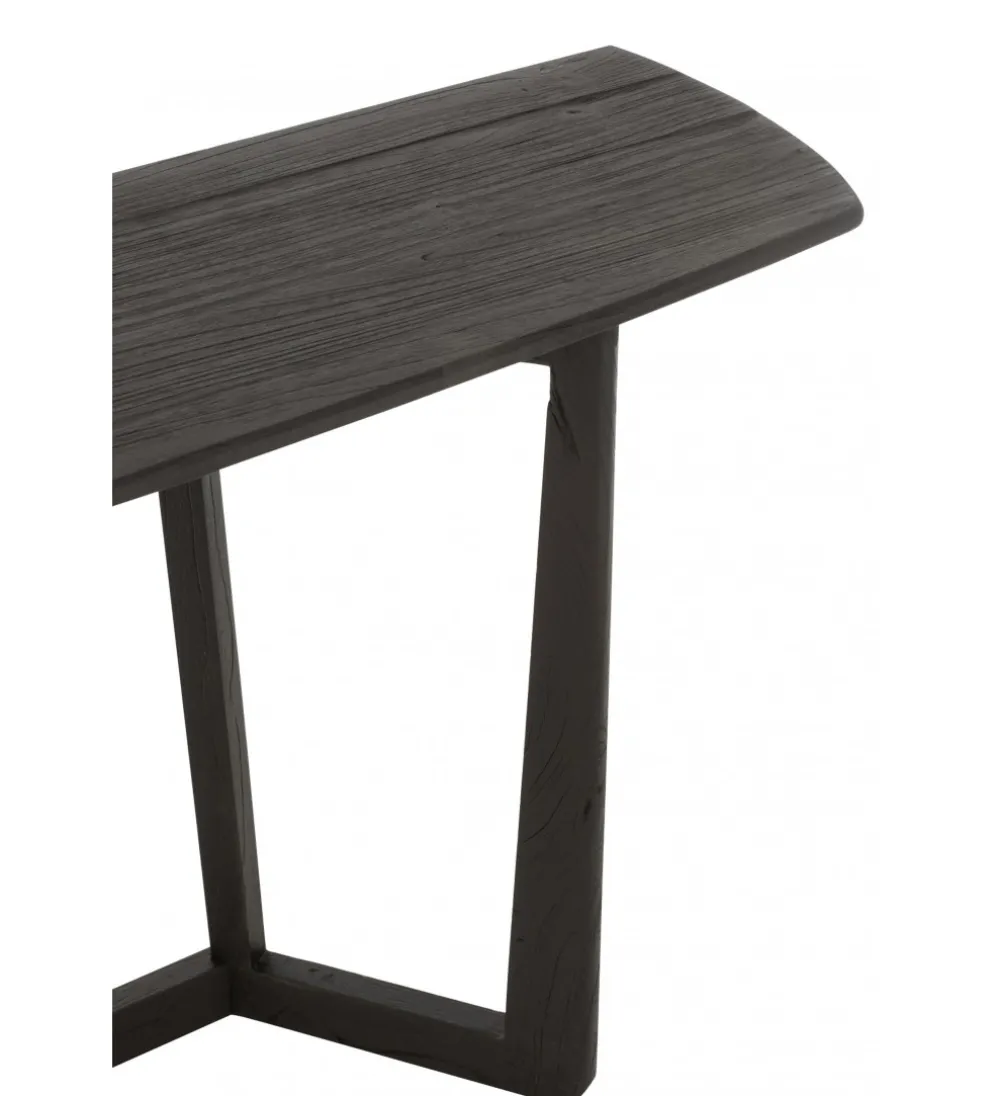 Konsola MATY 140 cm drewno czarna