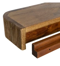 Konsola wisząca ZIARAN 75 cm drewno mango