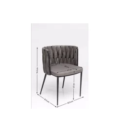 Krzesło Armrest Cheerio z poduszką