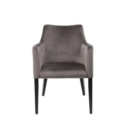 Krzesło BLACK MODE 87 cm welwet szary
