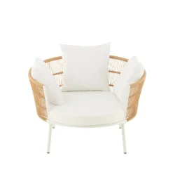 Krzesło ogrodowe JOALEN 79 cm rattan