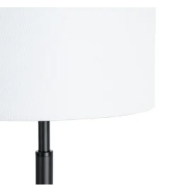 Lampa stołowa KESAMON 65 cm czarnobiała