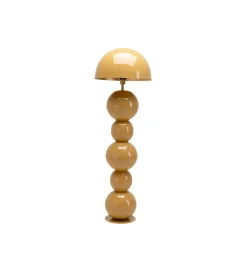 Lampa podłogowa CANDY 135 cm musztardowa