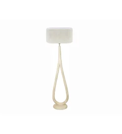Lampa podłogowa Cronos 60 cm drewno mango