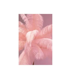 Lampa podłogowa FEATHER PALM 165 Cm Pióra różowa