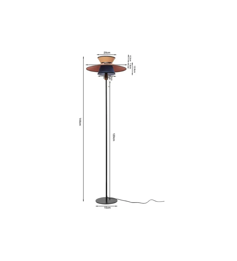 Lampa podłogowa RIVA 160 cm