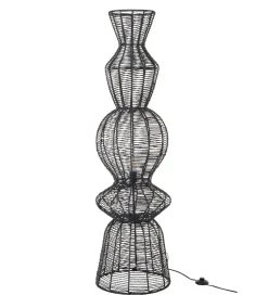 Lampa podłogowa ROPEAN 135 cm czarna