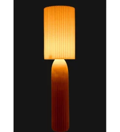 Lampa podłogowa RUTH 91 cm ceramika karmelowa