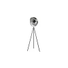 Lampa podłogowa Studio 146 cm czarno srebrna