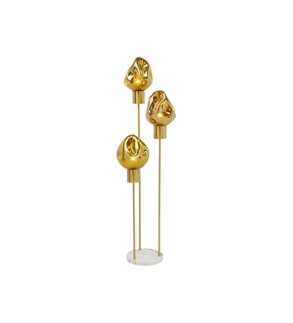 Lampa podłogowa SUPERNOVA AMBER 160 cm złota