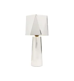 Lampa stołowa BOLLIE 33 cm czerwona
