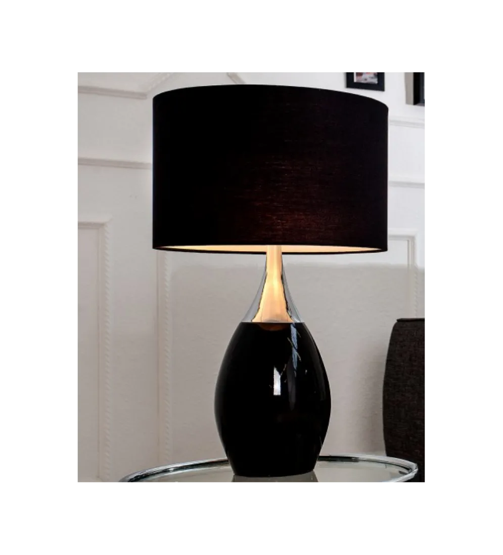 Lampa stołowa Carla 60 cm czarna