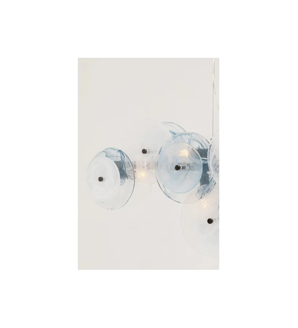 Lampa wisząca AQUAMARINE 121 cm chromowana