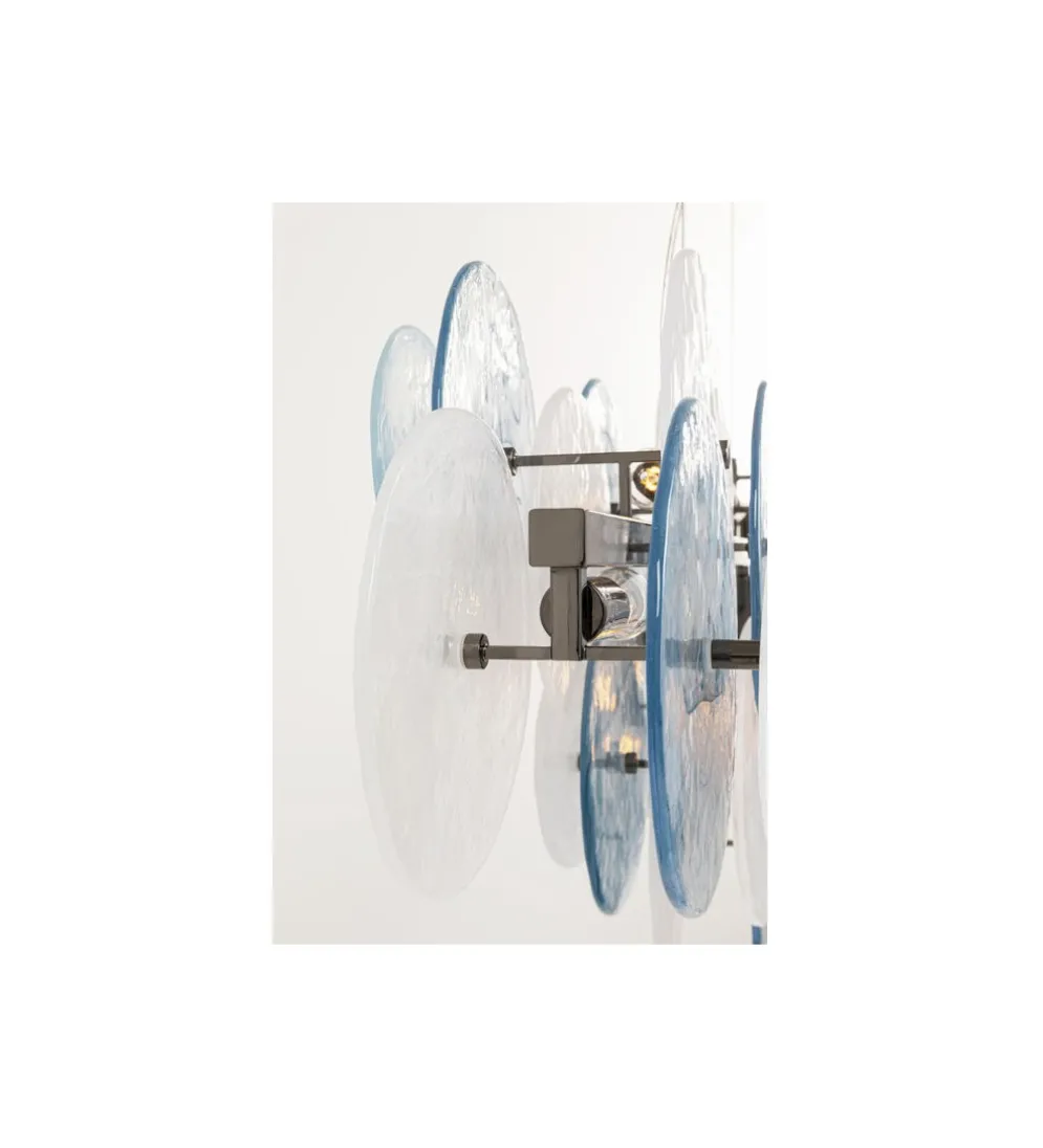 Lampa wisząca AQUAMARINE 121 cm chromowana