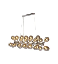 Lampa wisząca ATOMIC BALLS 140 cm złota